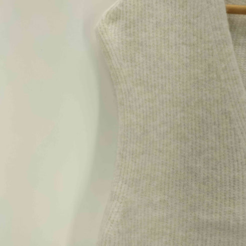 ユニクロ UNIQLO 3DスフレヤーンVネックベスト レディース JPN:L