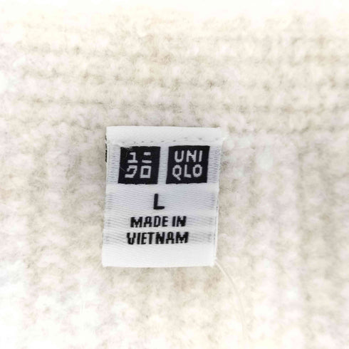 ユニクロ UNIQLO 3DスフレヤーンVネックベスト レディース JPN:L
