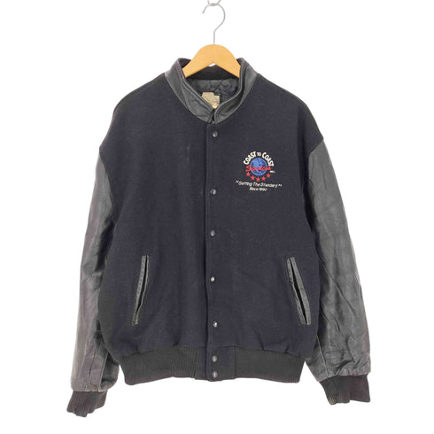80S-90S AVON SPORTS WEAR 袖レザースタジャン メンズ JPN:XL