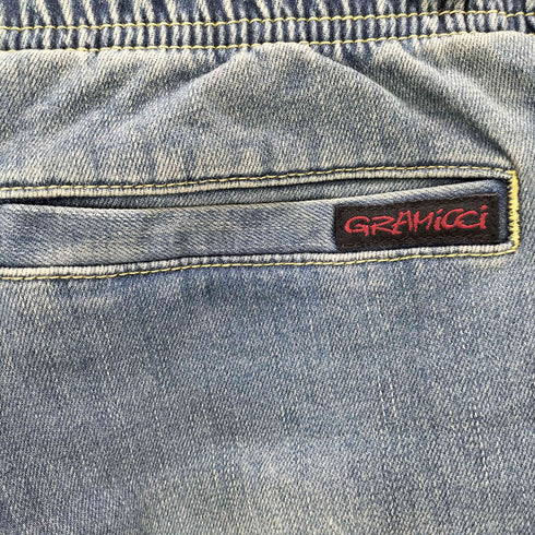 グラミチ GRAMICCI テーパード ベイカーデニムパンツ メンズ M