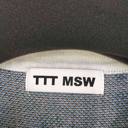 ティーモダンストリートウエア TTT_MSW 22SS フラワージャガードニットベスト メンズ JPN:M