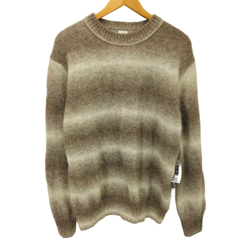 ポールスミス Paul Smith グラデーションボーダークルーネックニット メンズ L
