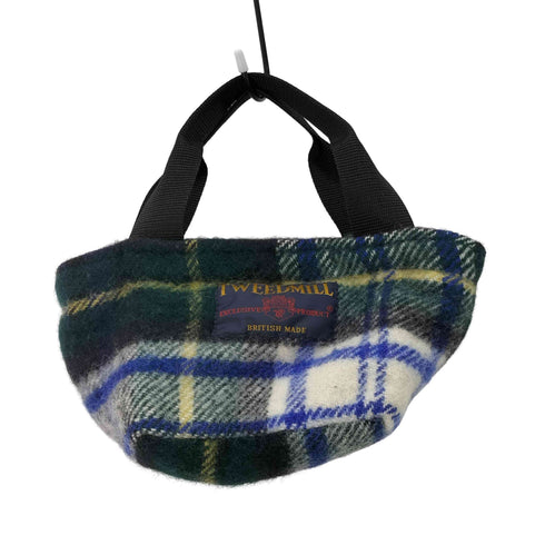 ツイードミル TWEEDMILL チェック ウール ハンドバッグ レディース