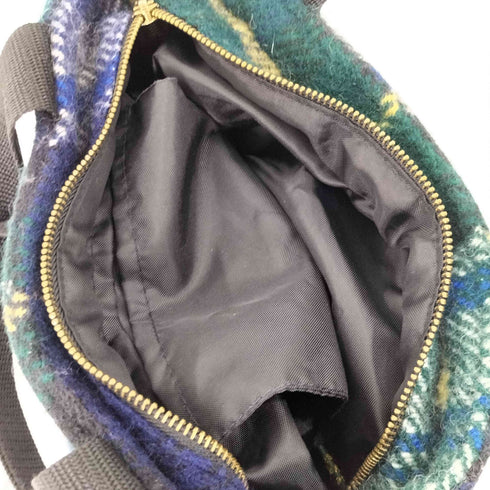 ツイードミル TWEEDMILL チェック ウール ハンドバッグ レディース