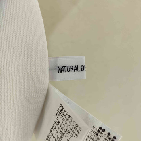 ナチュラルビューティーベーシック NATURAL BEAUTY BASIC 総針ベーシックシリーズ モックネックニット レディース FREE