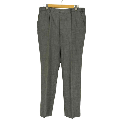 SAIVON OPTI ジップ 1タック ストレート スラックス パンツ メンズ