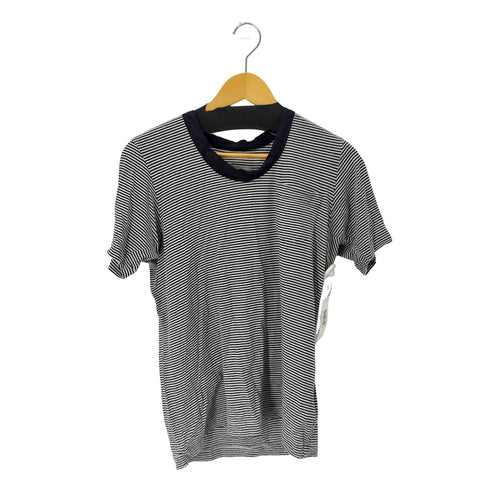 サカイ Sacai 異素材切替 ボーダー クルーネック S/S Tシャツ レディース 05