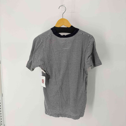 サカイ Sacai 異素材切替 ボーダー クルーネック S/S Tシャツ レディース 05
