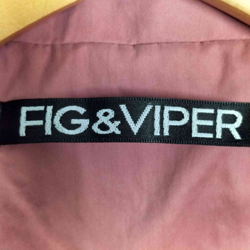 フィグアンドヴァイパー FIG&VIPER ノースリーブ トレンチコート ロングベスト レディース FREE
