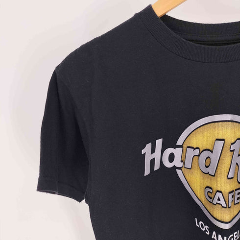 ハードロックカフェ Hard Rock Cafe メキシコ製 LOS ANGELES ロサンゼルス ロゴ プリント クルーネック Tシャツ メンズ import:S