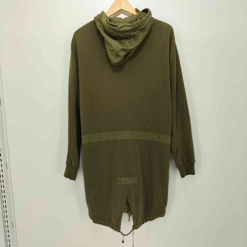 ディーゼル DIESEL N.78 ロングジップアップパーカー メンズ