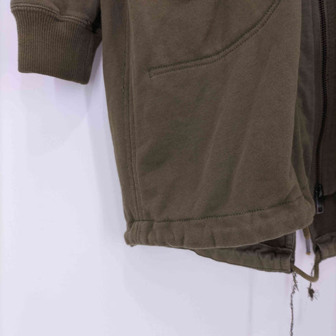 ディーゼル DIESEL N.78 ロングジップアップパーカー メンズ
