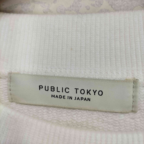 パブリックトウキョウ PUBLIC TOKYO ANONYMOUSE プリントスウェット メンズ