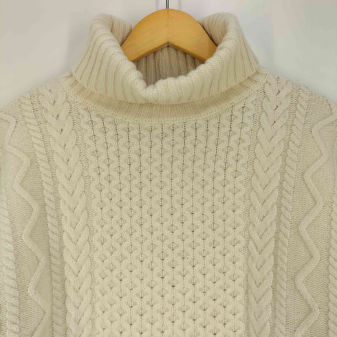 ユナイテッドアローズ UNITED ARROWS UWSC ビッグケーブル タートルネック ニット レディース