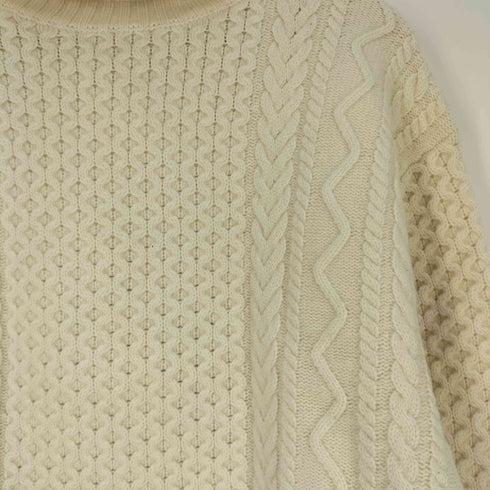 ユナイテッドアローズ UNITED ARROWS UWSC ビッグケーブル タートルネック ニット レディース