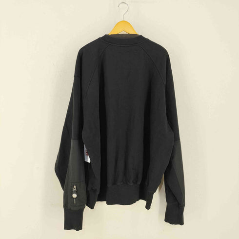 ウェルダン WE11DONE 袖切替 クルーネックスウェット メンズ JPN:XL