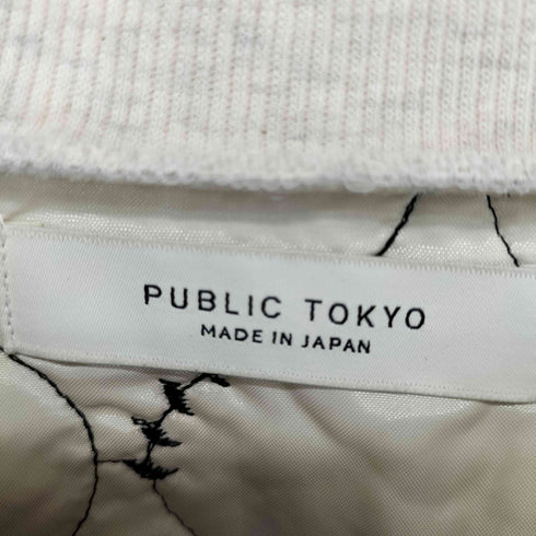 パブリックトウキョウ PUBLIC TOKYO キルティング切替スウェット メンズ