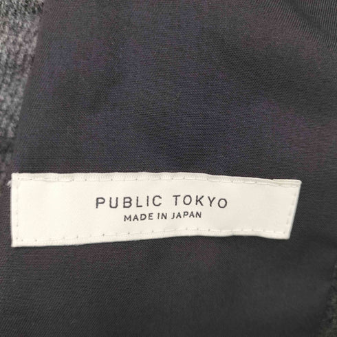 パブリックトウキョウ PUBLIC TOKYO 2タックウールスラックス メンズ