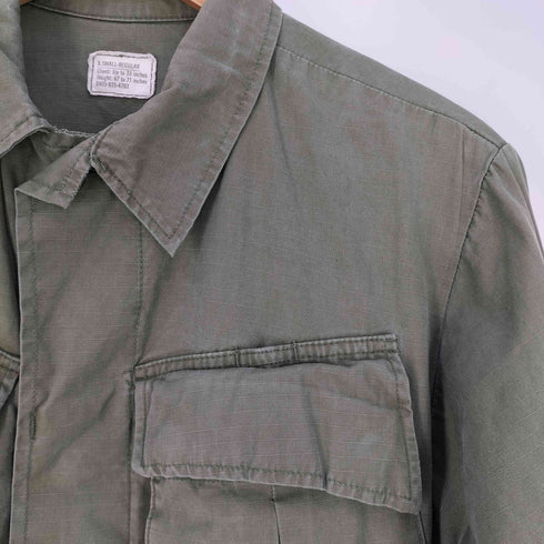 ユーエスアーミー U.S. ARMY 70s 70年会計 4th リップストップ ジャングルファティーグ ジャケット メンズ X-SMALL - REGULAR