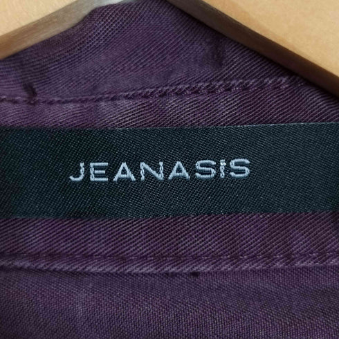 ジーナシス JEANASIS ビンテージカラーツイルBIGシャツ レディース FREE
