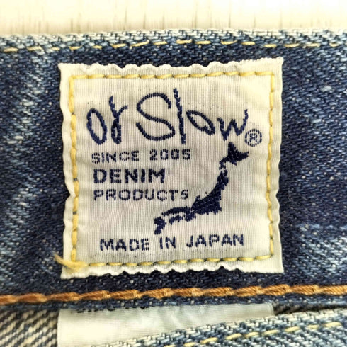 オアスロウ orSlow 日本製 Lot107 ストレートデニムパンツ レディース JPN:M