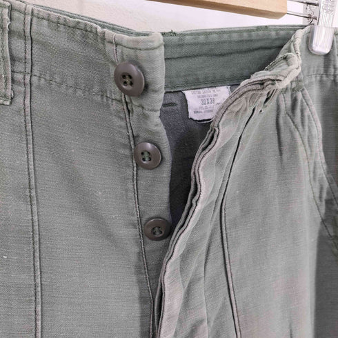 ユーエスアーミー U.S. ARMY TROUSERS UTILITY COTTON SATEEN OG-107 75年会計 メンズ 30