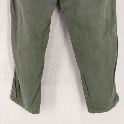 ユーエスアーミー U.S. ARMY TROUSERS UTILITY COTTON SATEEN OG-107 75年会計 メンズ 30