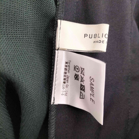 パブリックトウキョウ PUBLIC TOKYO ワイドコーデュロイパンツ メンズ