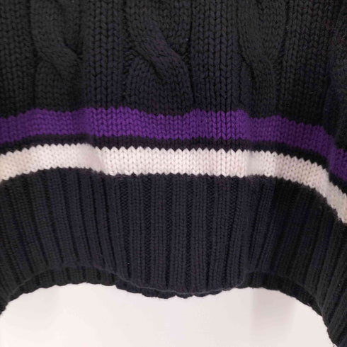ポロバイラルフローレン Polo by RALPH LAUREN ケーブル チルデンニットセーター メンズ import:L