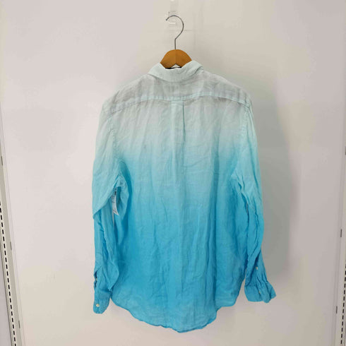 ラルフローレン RALPH LAUREN CLASSIC FIT スモールポニー刺繍 L/S グラデーションシャツ メンズ import:L