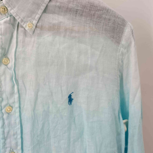 ラルフローレン RALPH LAUREN CLASSIC FIT スモールポニー刺繍 L/S グラデーションシャツ メンズ import:L