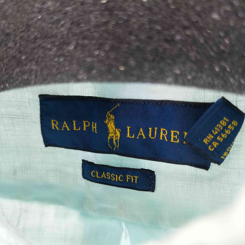 ラルフローレン RALPH LAUREN CLASSIC FIT スモールポニー刺繍 L/S グラデーションシャツ メンズ import:L