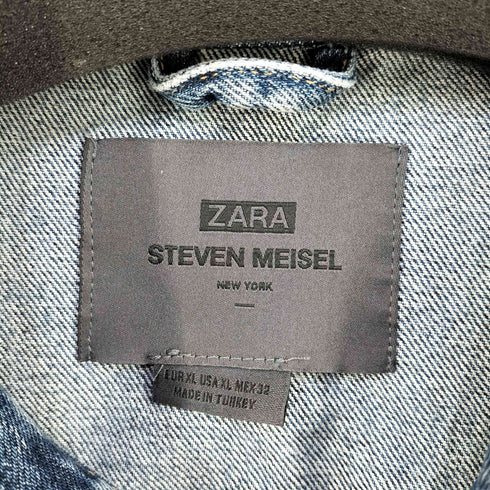 ザラ ZARA STEVEN MEISEL オーバーサイズ デニムジャケット メンズ JPN:XL