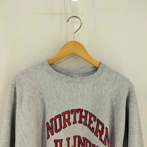 チャンピオン Champion USA製 トリコタグ REVERSE WEAVE NORTHERN ILLINOIS ラバープリント スウェット メンズ import:XL