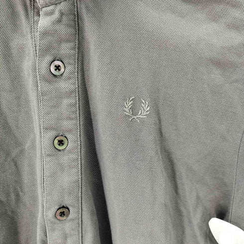 フレッドペリー FRED PERRY フロントロゴ刺繍 S/S ポロシャツ メンズ import:S