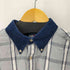 トミーヒルフィガー TOMMY HILFIGER 襟コーデュロイ L/S チェックシャツ メンズ import:L