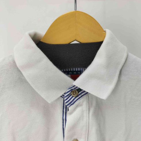 トミーヒルフィガー TOMMY HILFIGER ワンポイントロゴ刺繍 S/S ポロシャツ メンズ import:M