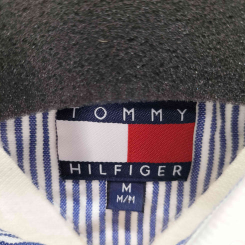 トミーヒルフィガー TOMMY HILFIGER ワンポイントロゴ刺繍 S/S ポロシャツ メンズ import:M