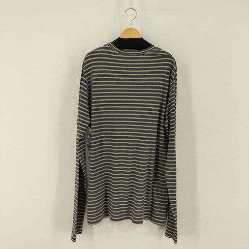 セーブカーキユナイテッド SAVE KHAKI UNITED L/S ORGANIC COTTON HEMP STRIPE CREW メンズ JPN:XL