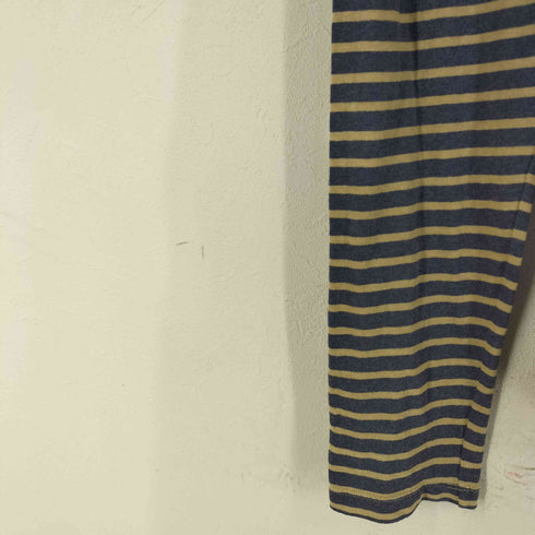 セーブカーキユナイテッド SAVE KHAKI UNITED L/S ORGANIC COTTON HEMP STRIPE CREW メンズ JPN:XL