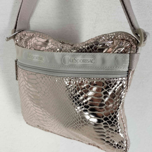 レスポートサック LeSportsac クロコ柄 ミニショルダーバッグ レディース