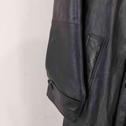 ザラ ZARA STEVEN MEISEL カウレザーロングコート カーコート メンズ import:XL