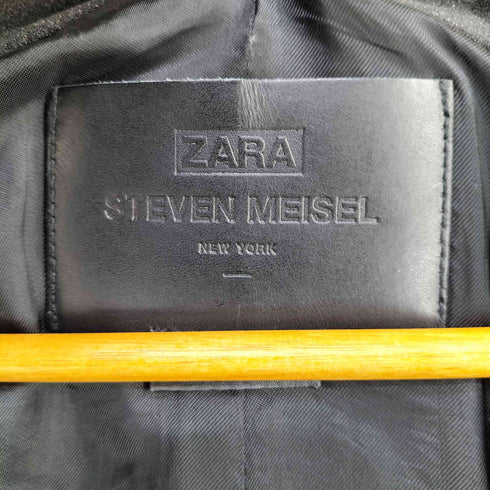 ザラ ZARA STEVEN MEISEL カウレザーロングコート カーコート メンズ import:XL