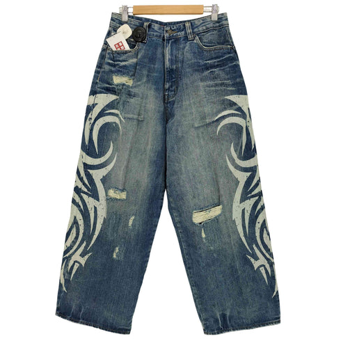 ジェイディッドロンドン JADED LONDON 24AW TATTOO PRINT XL COLOSSUS JEANS メンズ 30
