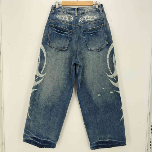 ジェイディッドロンドン JADED LONDON 24AW TATTOO PRINT XL COLOSSUS JEANS メンズ 30