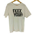 ゴッドセレクショントリプルエックス GOD SELECTION XXX FXXX YOU フロントプリントクルーネックTシャツ メンズ JPN:L