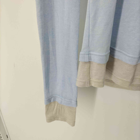 HAVEHAS サムホール付き レイヤードデザイン L/S Tシャツ レディース