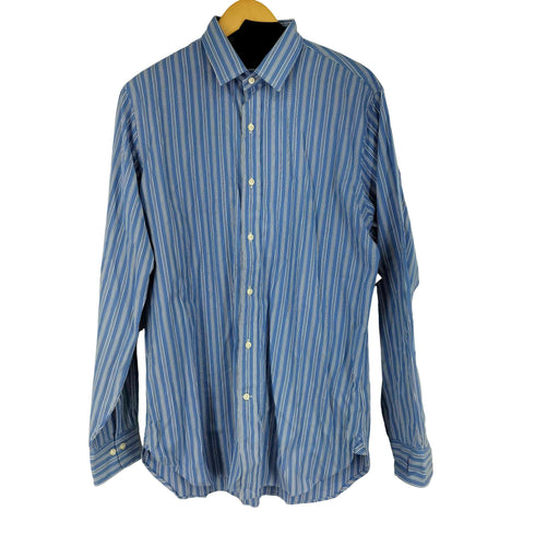 ポロバイラルフローレン Polo by RALPH LAUREN CUSTOMFIT L/S ストライプシャツ メンズ JPN:M