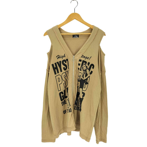ヒステリックグラマー HYSTERIC GLAMOUR PSYCHO SOUNDS プリント カーディガン レディース FREE