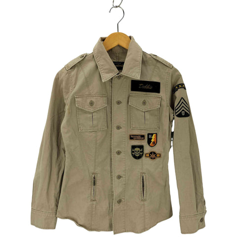 ヒステリックグラマー HYSTERIC GLAMOUR レタードワッペン ワークシャツジャケット レディース FREE